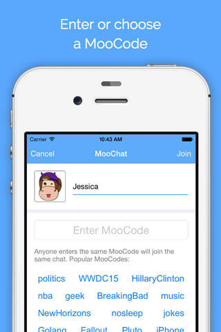 MooChat screenshot 2