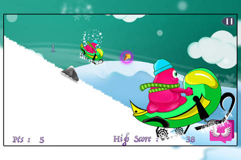 Ice Fun Free Valley : The Monster Snow Mobile Adventure - Pro screenshot 3