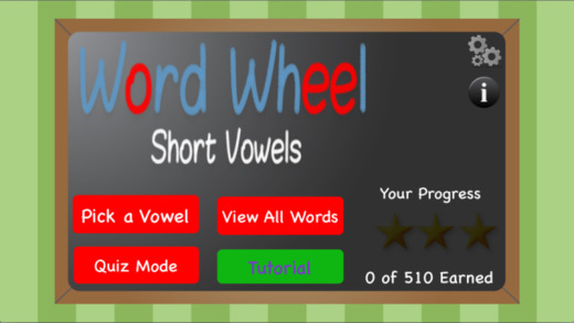 【免費教育App】Word Wheel: Short Vowels-APP點子