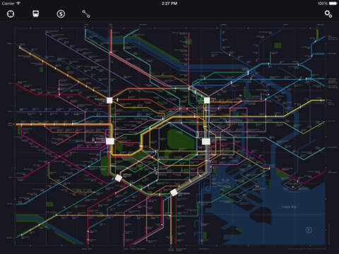 【免費旅遊App】Tokyo Rail Map Lite-APP點子