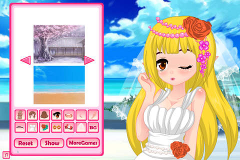 Wedding Anime Avatar - colorgirlgames screenshot 3