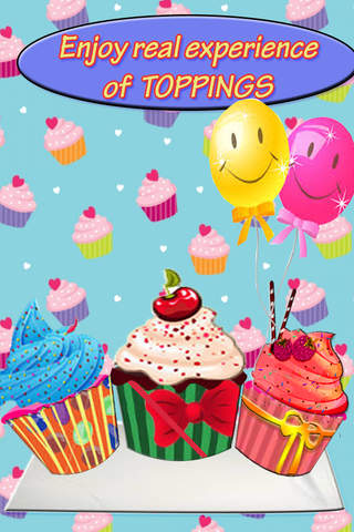 Candy Cupcake Maker Girls Game screenshot 2