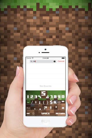 Pixel Keyboard - Minecraft Theme screenshot 2