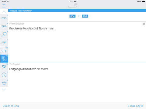 【免費教育App】Brazilian English Dictionary and Translator (Dicionário Brasil - Inglês)-APP點子