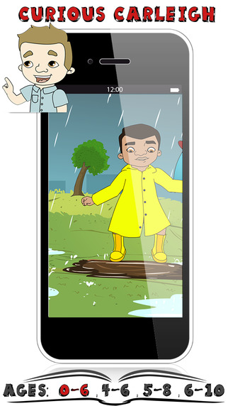 免費下載教育APP|Carleigh | Rain | Ages 0-6 | Kids Stories By Appslack - Interactive Childrens Reading Books app開箱文|APP開箱王