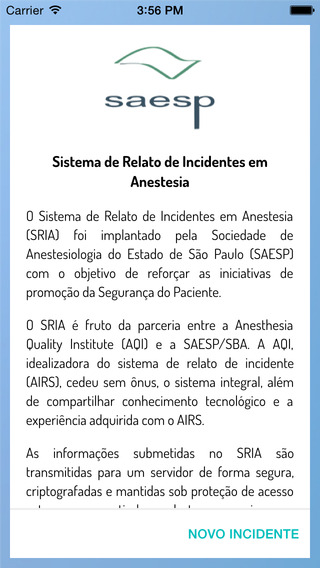 免費下載醫療APP|SRIA - Sistema de Relato de Incidentes em Anestesia app開箱文|APP開箱王