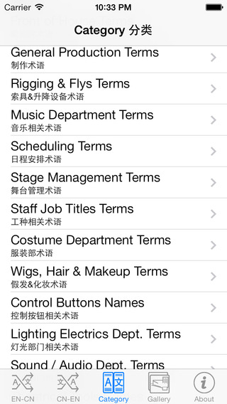 【免費書籍App】TheatreTerms-APP點子