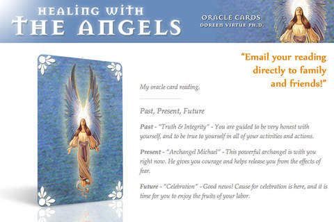 Healing with the Angels Oracle Cards - Doreen Virtue, Ph.D. screenshot 3