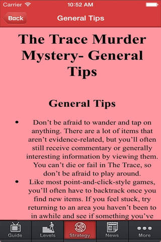 Guide For The Trace: Murder Mystery Game(Unofficial) screenshot 3