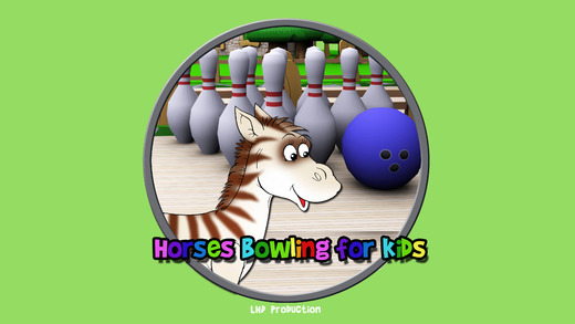 Horse bowling for kids - no ads