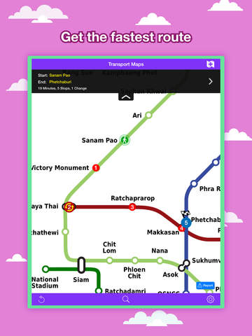 【免費旅遊App】Bangkok Transport Map - MRT Map and Route Planner.-APP點子