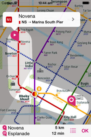 Singapore Rail Map Lite screenshot 2