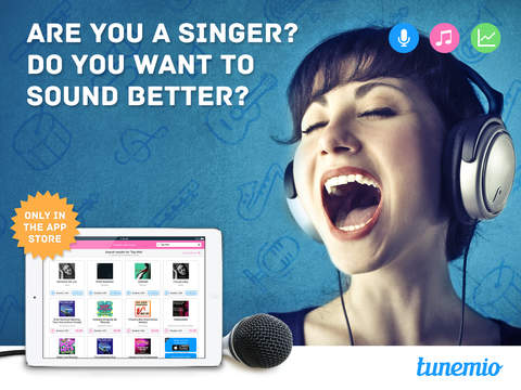 Tunemio - Practice Singing or Playing Any Instrument with Backing Tracks