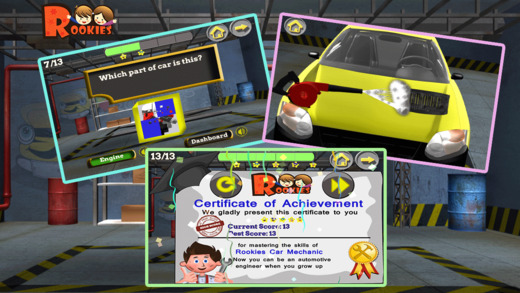 【免費教育App】Rookies Car Mechanic - Kids Educational Learning App-APP點子