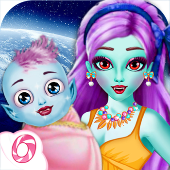 Alien Mommy’s Cute Baby-Alien Hive(Pregnant Mommy&Baby Care) 遊戲 App LOGO-APP開箱王