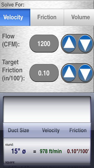 【免費工具App】HVAC Duct Size Calculator-APP點子