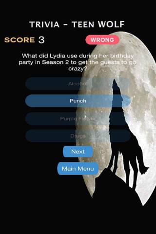 Trivia & Quiz Game: Teen Wolf Edition screenshot 2