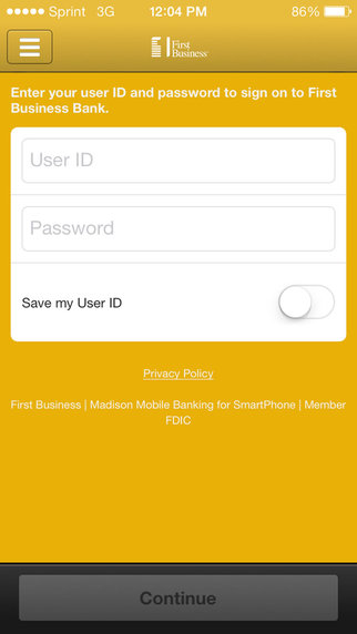 Madison Mobile Banking for iPhone