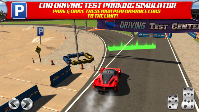 Car Driving Test Parking Simulator - Real Top Sports Super Race Cars Park Racing Games