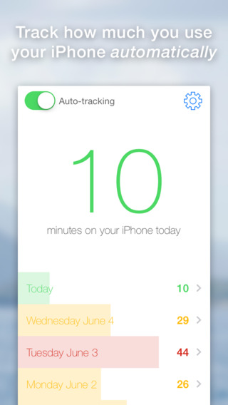 Moment - Track how much you use your iPhone