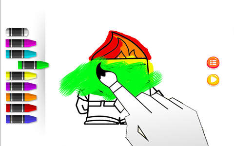 Coloring Book Kid Games For Inside Out Version screenshot 2