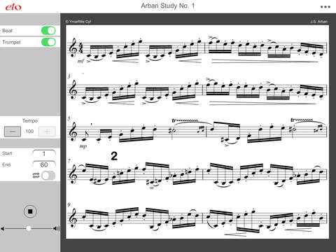Arban Study No. 1 - Advanced Trumpet Practice screenshot 4