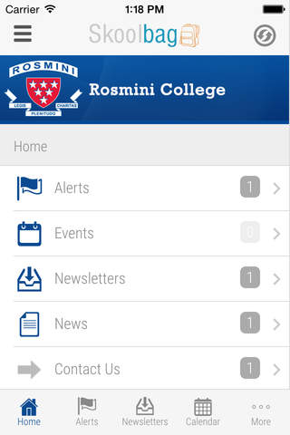 Rosmini College - Skoolbag screenshot 2