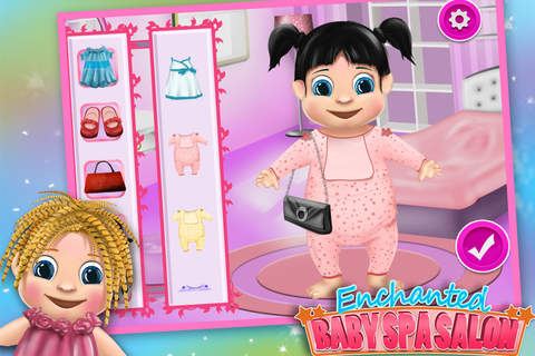 Enchanted Baby Spa Salon - Dress up, Makeover & Give Bath to your Magical Little Babies in Baby care Game screenshot 4