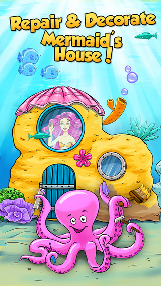 【免費遊戲App】Mermaid Ava and Friends - Ocean Princess Hair Care, Make Up Salon and Dress Up (No Ads)-APP點子