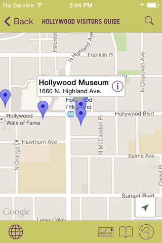 Hollywood Visitors Guide screenshot 4