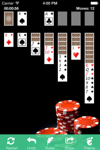 Solitaire Easy spider game screenshot 2