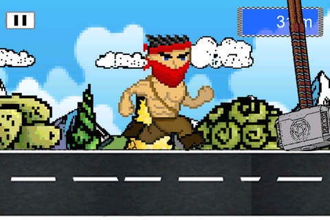 Running Pixel Man - Be Faster or Be Dead screenshot 2