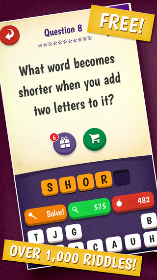 Riddle Quest – more than 1 000 free riddles