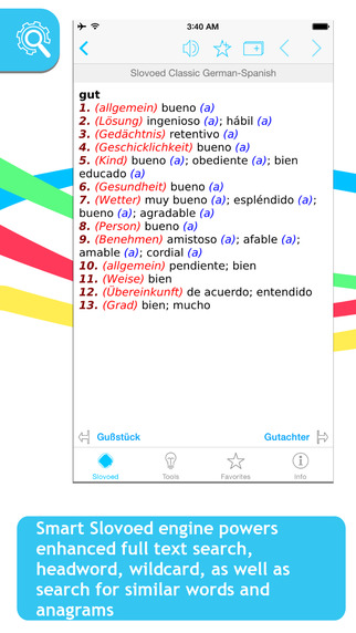 German Spanish Slovoed Classic talking dictionary
