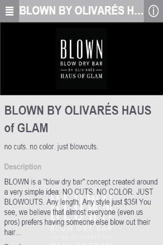BLOWN BY OLIVARÈS HAUS of GLAM screenshot 2
