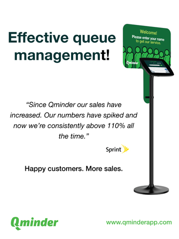 Qminder Sign-In - effective queue management