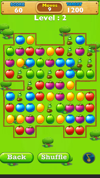 【免費遊戲App】Fruit Crush : Addictive Swap - amazing match three puzzle saga-APP點子