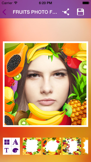 【免費攝影App】Fruits Photo Frames-APP點子