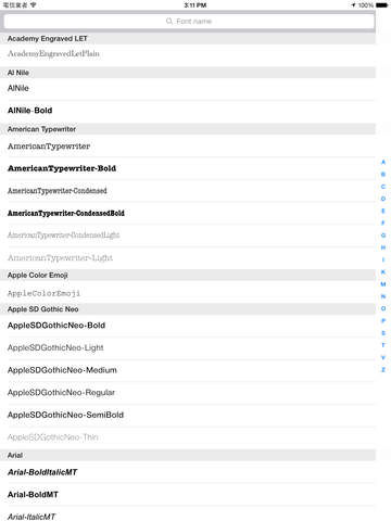 【免費工具App】Font Gallery-Fonts preview tool-APP點子