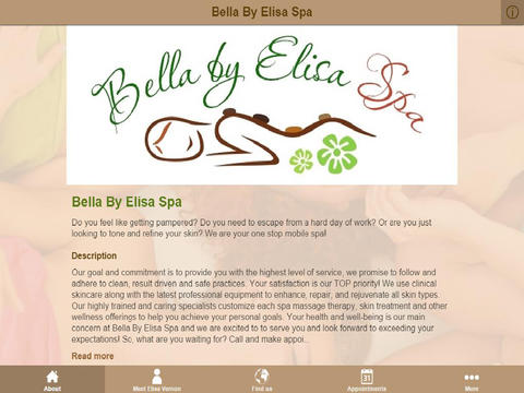 【免費商業App】Bella By Elisa Spa-APP點子