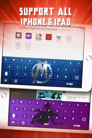 KeyCCM – Superhero : Custom Color & Wallpaper Keyboard Themes in The Super Hero Comic Collection Style screenshot 3