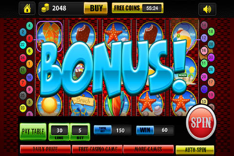 Alisa's Beach Vacation Slots Casino - Play Lucky Journey Slot Machines 2 Bingo Games Free screenshot 3