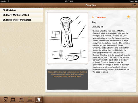 【免費書籍App】Saint of the Day for Kids : 365 Printable & Sharable Catholic Saints-APP點子