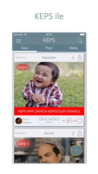 KEPS - Sosyal Caps Platformu