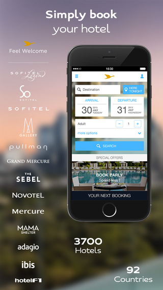 AccorHotels: hotel booking in over 92 countries
