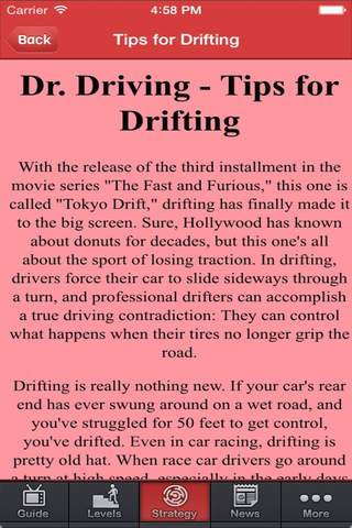 Guide For Dr. Driving screenshot 2