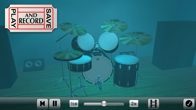 【免費音樂App】Spotlight Drums Pro ~ The drum set formerly known as 3D Drum Kit-APP點子