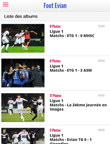 【免費運動App】Foot Evian Thonon Gaillard-APP點子