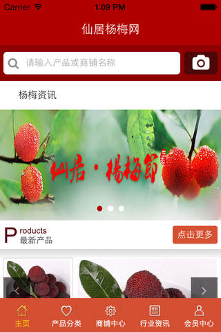 仙居杨梅网. screenshot 2