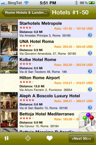 Rome Hotels screenshot 2